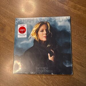 Sarah McLachlan Better Broken LP (2025) NEW Silver Vinyl Shrink Wrap Tear